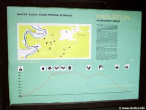 Naučná stezka Národní přírodní rezervací Karlštejn - Svatojánský okruh (verze 1984)
