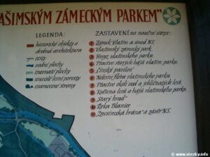 Naučná stezka Vlašimským zámeckým parkem (stará, krátká verze)