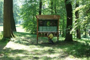 Učebna v lese - lesní naučná stezka u zámku Kačina